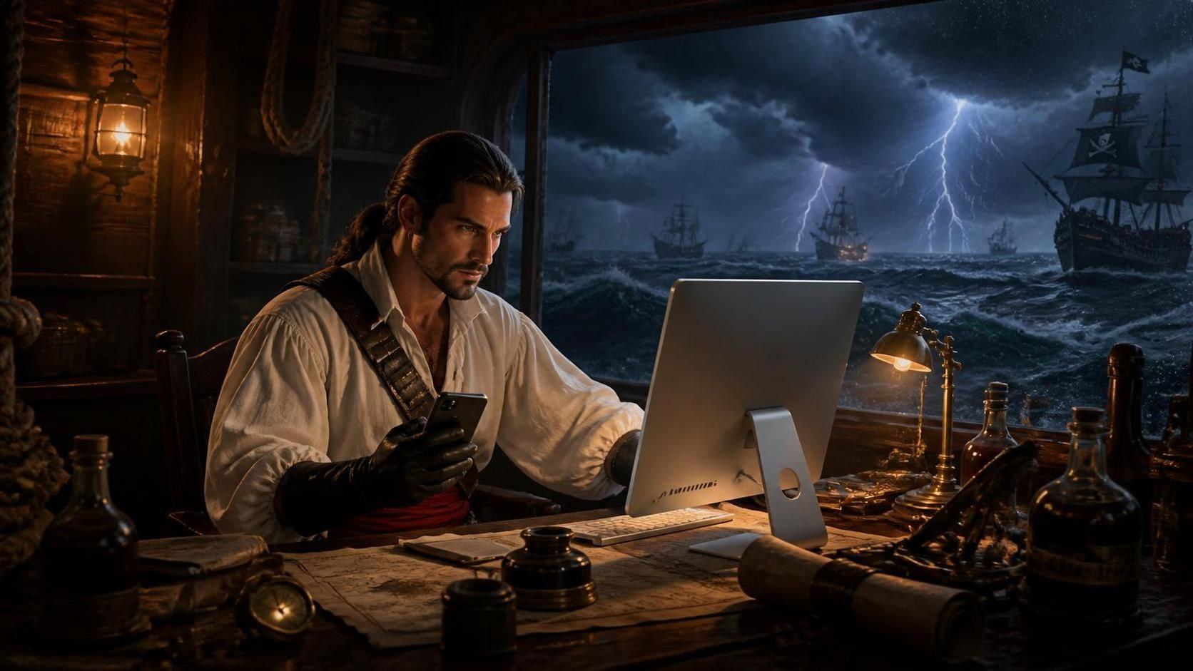 Николас Шарп из игры «Корсары: Проклятье дальних морей» — концепт-арт проекта «Пираты Дальних морей»
